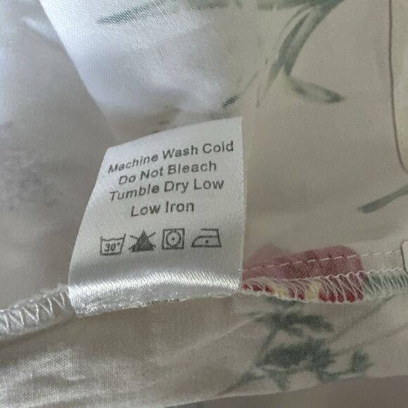 Tuckernuck Willow Floral 3/4 Sleeve Collared Crystal Button Popover Size Large. - Picture 7 of 11